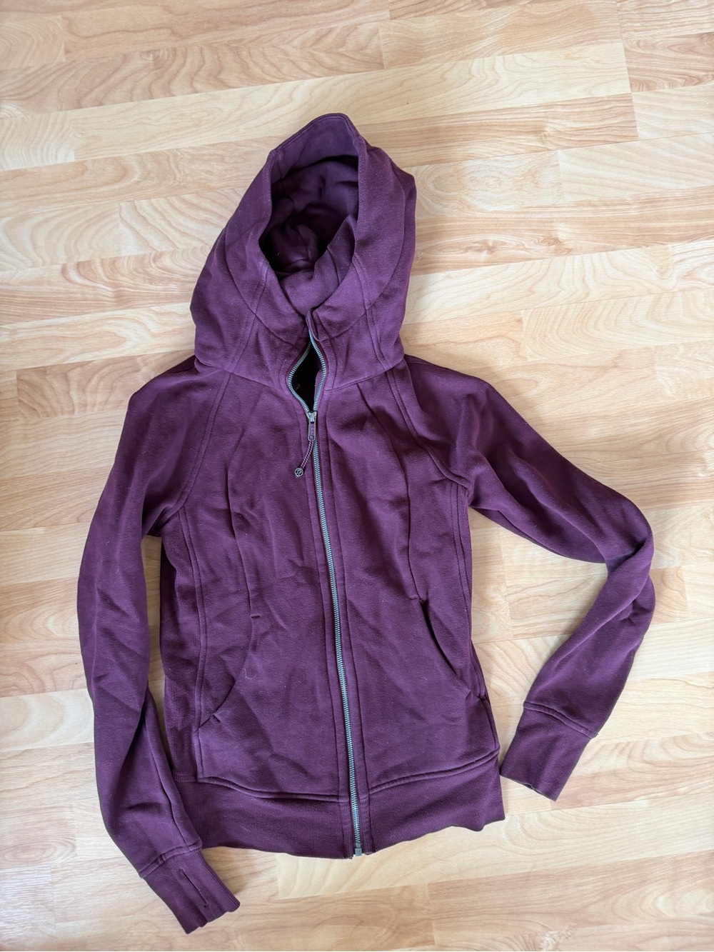 lululemon athletica Maroon Full-Zip Hoodie